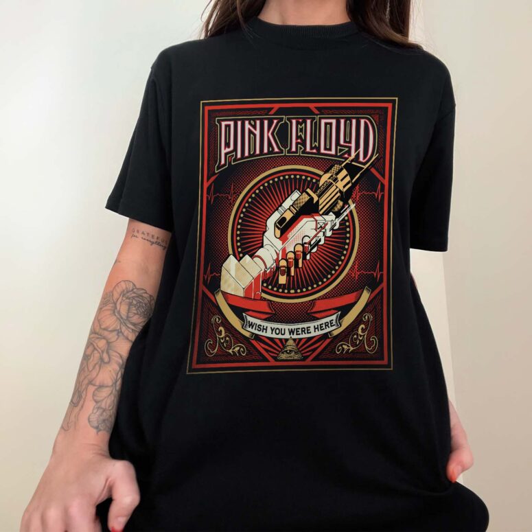 Wish You Were Here Black Machine Pink Floyd Shirt