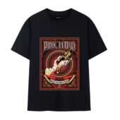Wish You Were Here Black Front Tshirt Black - OtherBrick