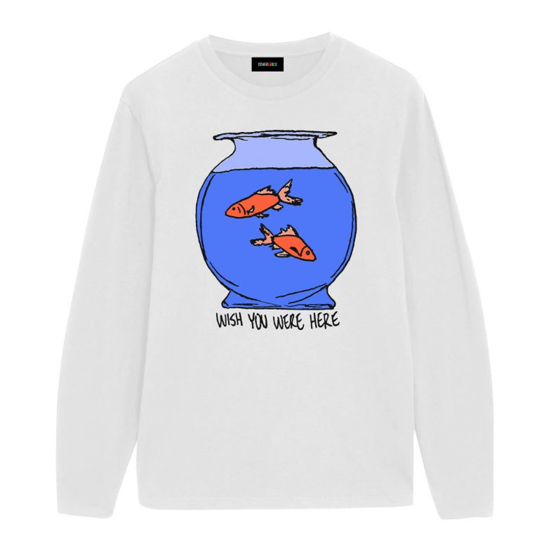 Pink Floyd Shirt - Wish You Were Here lost souls in Fish Bowl Doodle Art Pink Floyd Shirt - Wish You Were Here lost souls in Fish Bowl Doodle Art