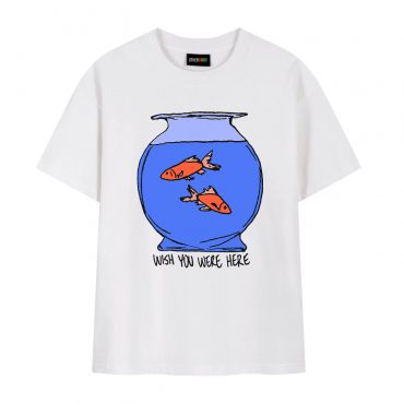 Pink Floyd Shirt - Wish You Were Here lost souls in Fish Bowl Doodle Art