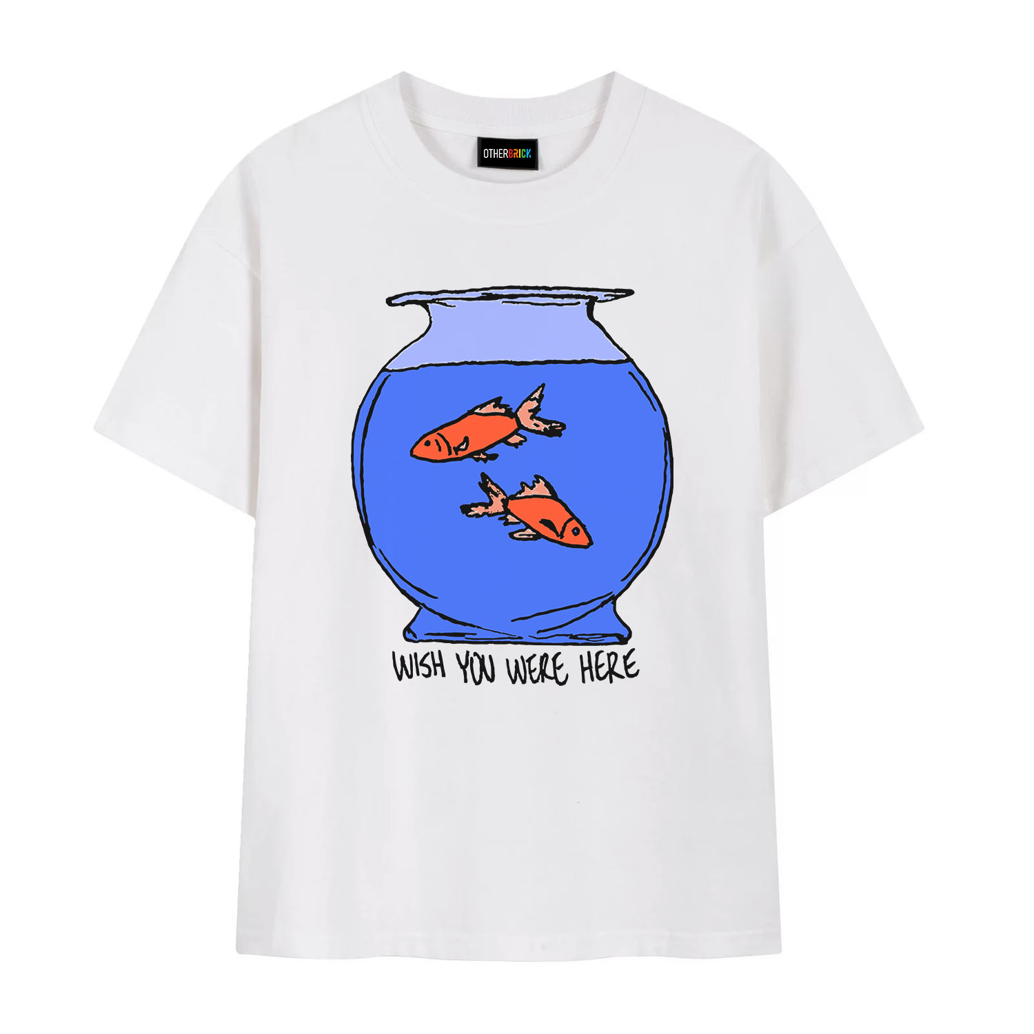 Pink Floyd Shirt - Wish You Were Here lost souls in Fish Bowl Doodle Art Pink Floyd Shirt - Wish You Were Here lost souls in Fish Bowl Doodle Art