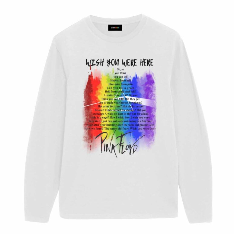 Wish You were here lyric Pink Floyd Shirt Wish You were here lyric Pink Floyd Shirt