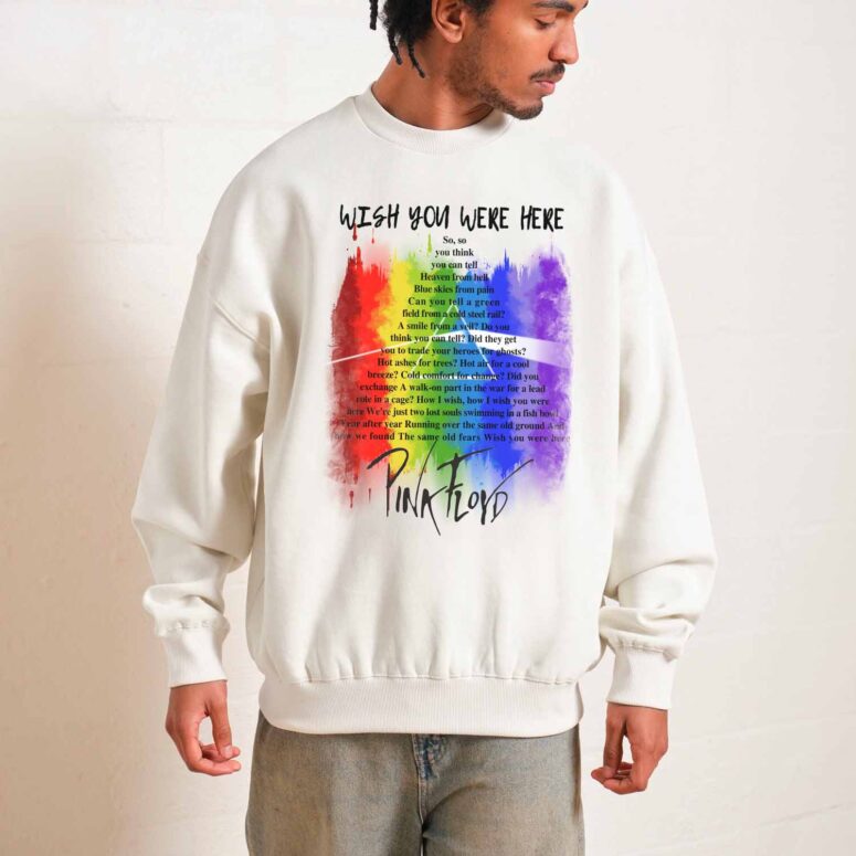 Wish You were here lyric Pink Floyd Shirt Wish You were here lyric Pink Floyd Shirt