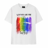 Wish You Were Here Lyric Front Tshirt White - OtherBrick