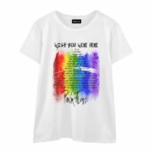 Wish You Were Here Lyric Front Wtee White - OtherBrick