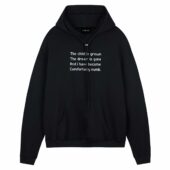 Front Hoodie Black The Child Is Grown The Dream Is Gone I Have Become Comfortably Numb Version 2 Pink Floyd - OtherBrick