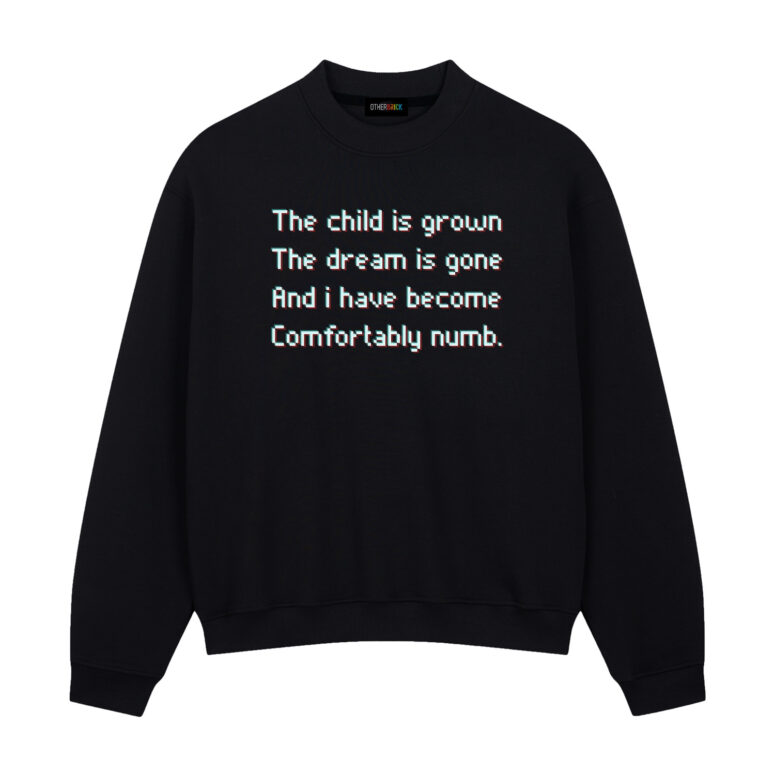 The child is grown The dream is gone I have become comfortably numb Version 2 Pink Floyd Shirt