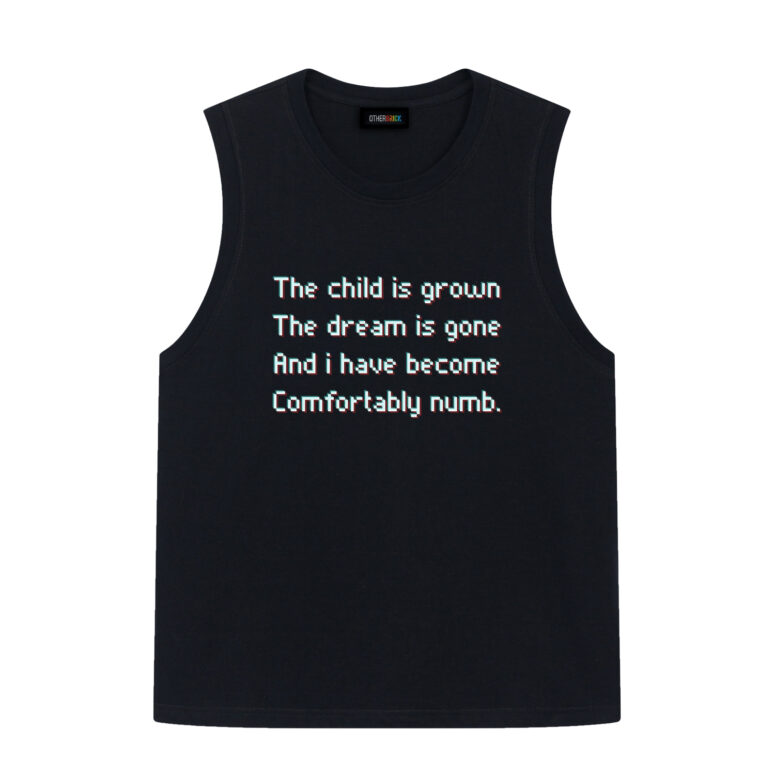 The child is grown The dream is gone I have become comfortably numb Version 2 Pink Floyd Shirt