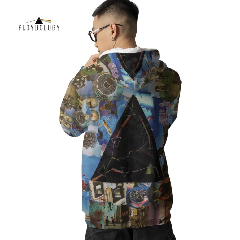 Dark Side Of The Moon Pulse Pink Floyd Album Collage Full Print Shirt Dark Side Of The Moon Pulse Pink Floyd Album Collage Full Print Shirt