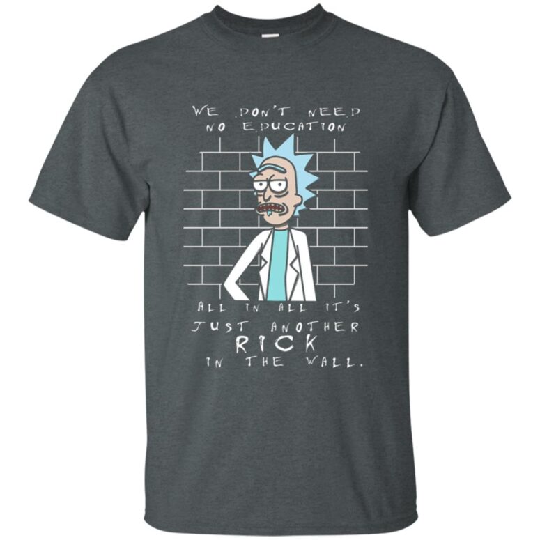 Just another Rick in the wall - Rick And Morty Pink Floyd Shirt Just another Rick in the wall - Rick And Morty Pink Floyd Shirt