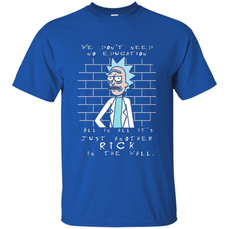 Just another Rick in the wall - Rick And Morty Pink Floyd Shirt Just another Rick in the wall - Rick And Morty Pink Floyd Shirt