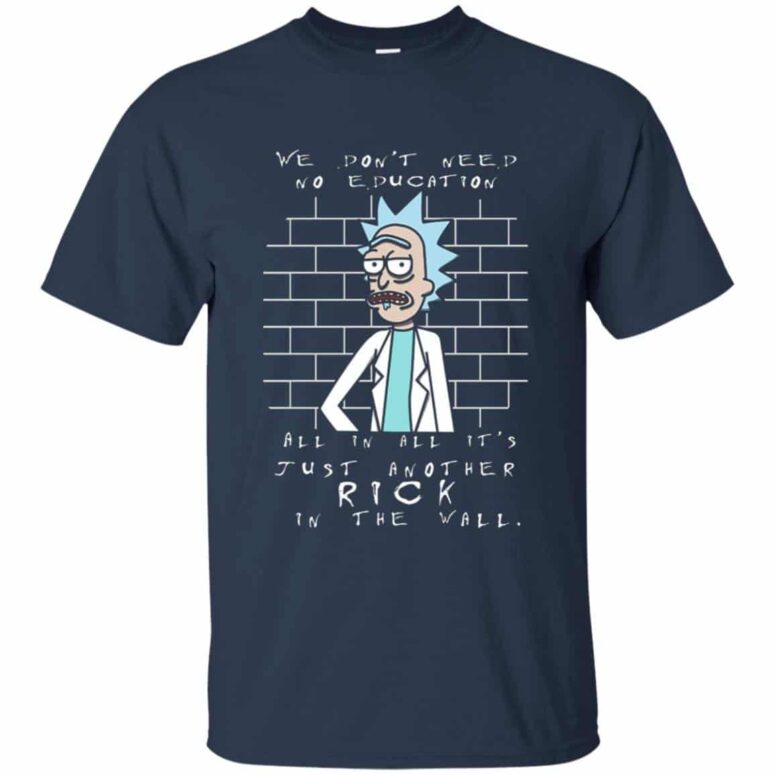 Just another Rick in the wall - Rick And Morty Pink Floyd Shirt Just another Rick in the wall - Rick And Morty Pink Floyd Shirt