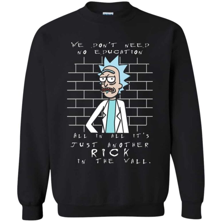 Just another Rick in the wall - Rick And Morty Pink Floyd Shirt Just another Rick in the wall - Rick And Morty Pink Floyd Shirt
