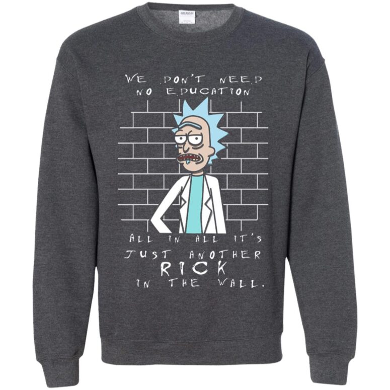 Just another Rick in the wall - Rick And Morty Pink Floyd Shirt Just another Rick in the wall - Rick And Morty Pink Floyd Shirt