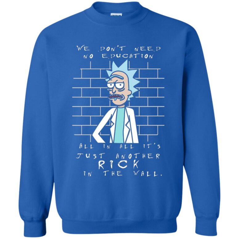 Just another Rick in the wall - Rick And Morty Pink Floyd Shirt Just another Rick in the wall - Rick And Morty Pink Floyd Shirt
