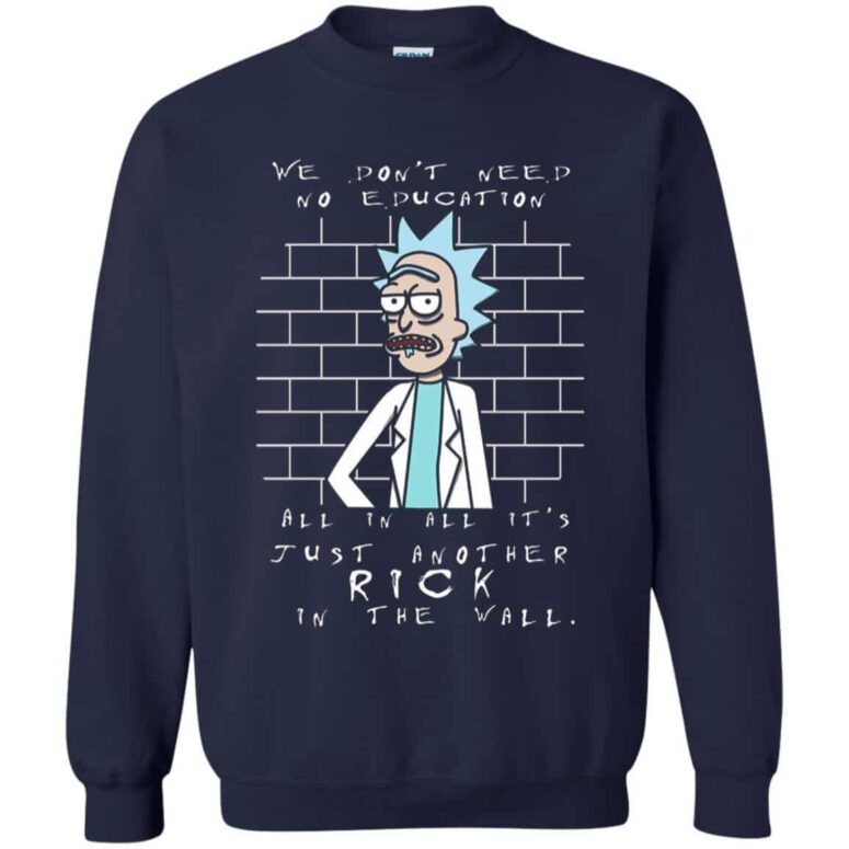 Just another Rick in the wall - Rick And Morty Pink Floyd Shirt Just another Rick in the wall - Rick And Morty Pink Floyd Shirt