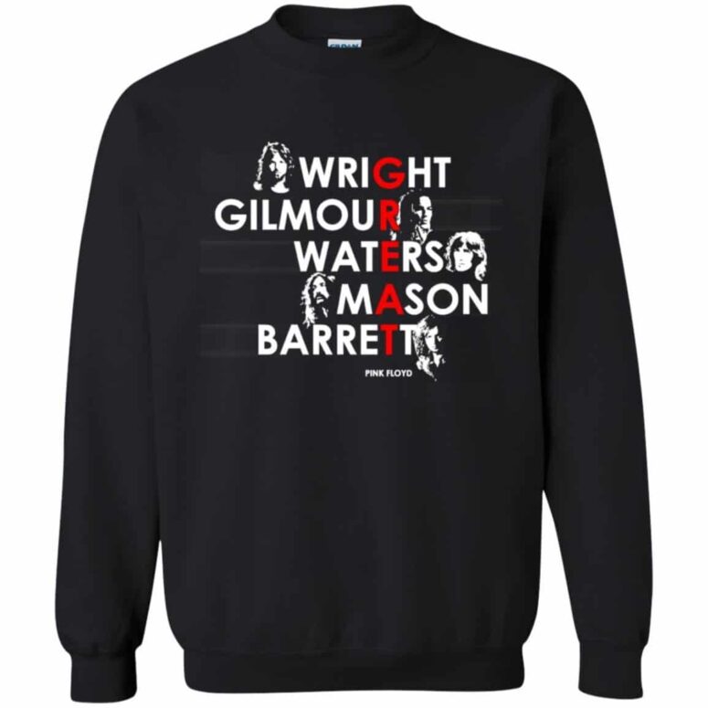Great Wright Gilmour Waters Mason Barrett Pink Floyd Shirt Great Wright Gilmour Waters Mason Barrett Pink Floyd Shirt