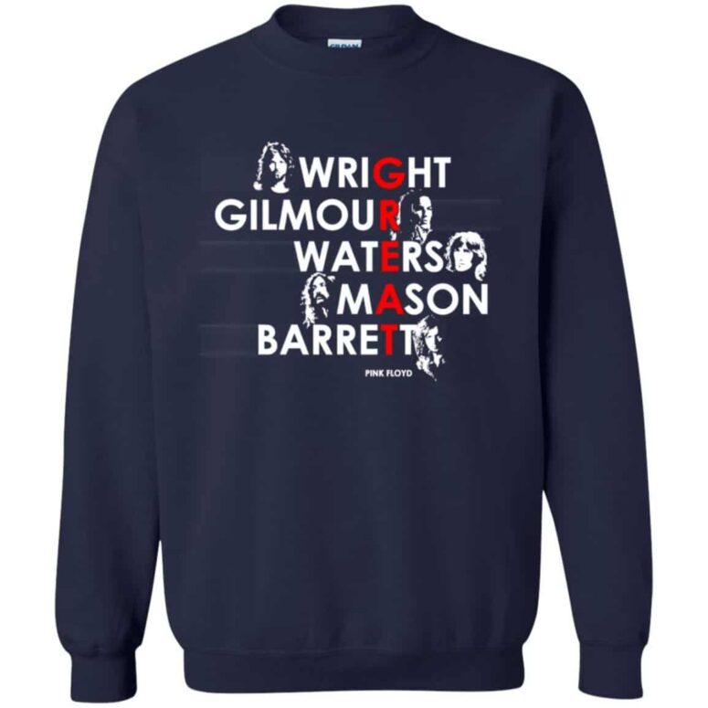 Great Wright Gilmour Waters Mason Barrett Pink Floyd Shirt Great Wright Gilmour Waters Mason Barrett Pink Floyd Shirt