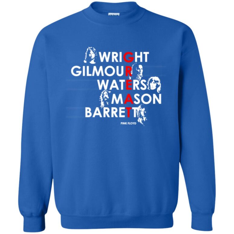 Great Wright Gilmour Waters Mason Barrett Pink Floyd Shirt Great Wright Gilmour Waters Mason Barrett Pink Floyd Shirt