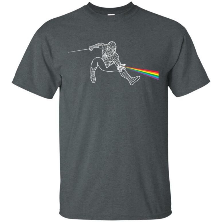 Dark Side Of Spiderman Pink Floyd Shirt