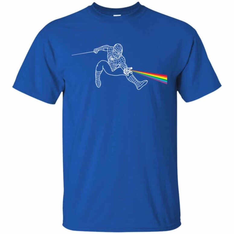 Dark Side Of Spiderman Pink Floyd Shirt