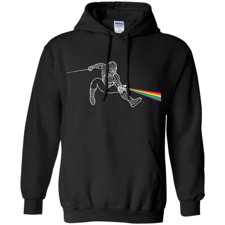 Dark Side Of Spiderman Pink Floyd Shirt