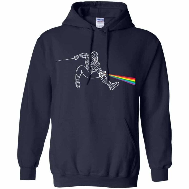 Dark Side Of Spiderman Pink Floyd Shirt