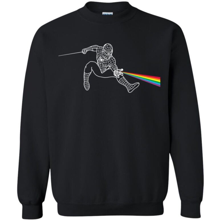 Dark Side Of Spiderman Pink Floyd Shirt