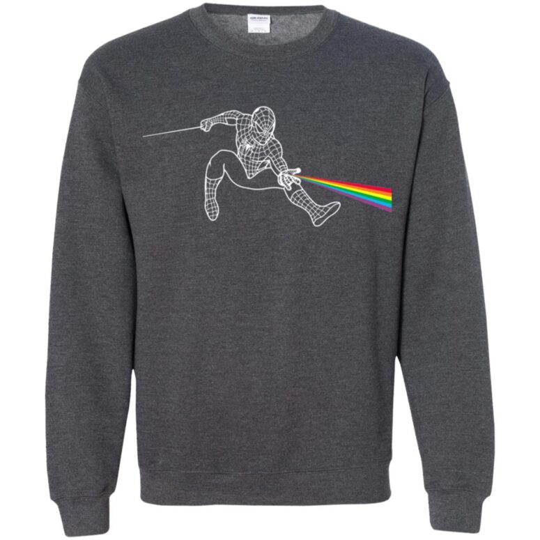 Dark Side Of Spiderman Pink Floyd Shirt