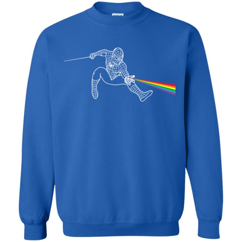 Dark Side Of Spiderman Pink Floyd Shirt
