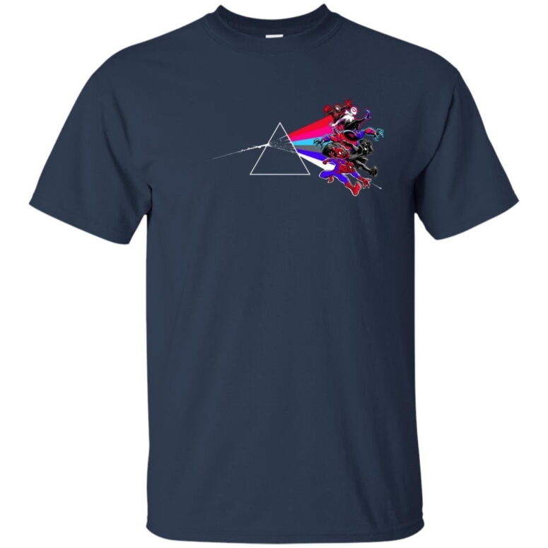 Spider man - Into the Spider-Verse x Pink Floyd - Dark Side Of the Moon Shirt Spider man - Into the Spider-Verse x Pink Floyd - Dark Side Of the Moon Shirt