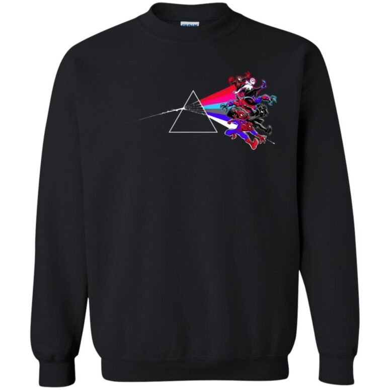 Spider man - Into the Spider-Verse x Pink Floyd - Dark Side Of the Moon Shirt Spider man - Into the Spider-Verse x Pink Floyd - Dark Side Of the Moon Shirt