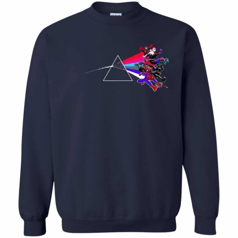 Spider man - Into the Spider-Verse x Pink Floyd - Dark Side Of the Moon Shirt Spider man - Into the Spider-Verse x Pink Floyd - Dark Side Of the Moon Shirt
