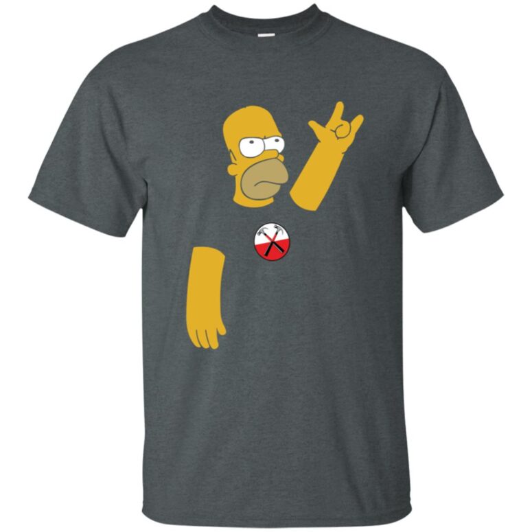 Simpson x The Wall Pink Floyd Shirt