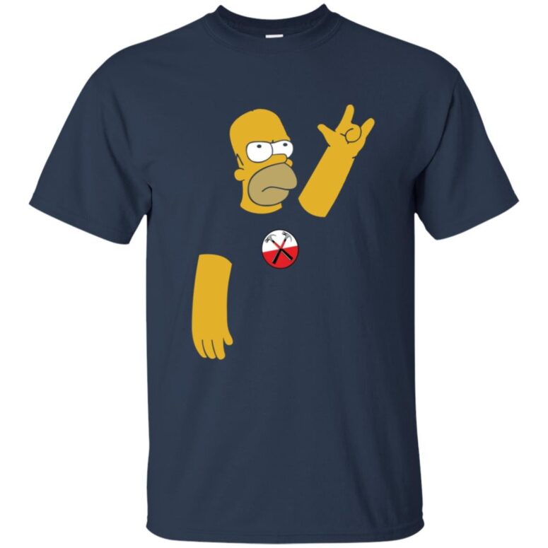 Simpson x The Wall Pink Floyd Shirt