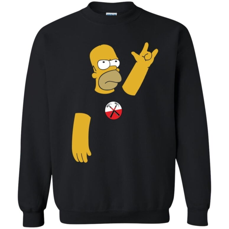 Simpson x The Wall Pink Floyd Shirt