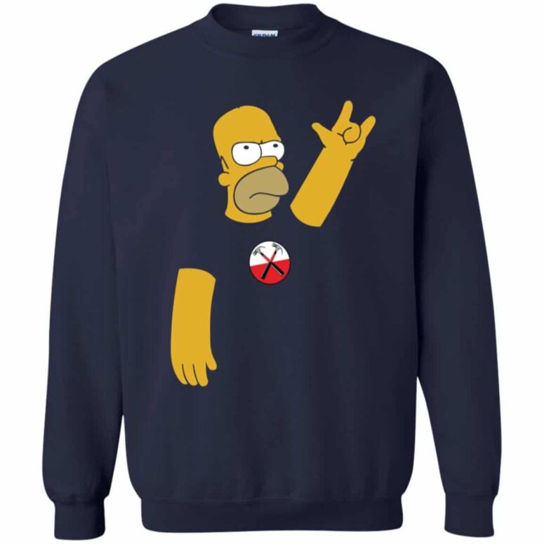 Simpson x The Wall Pink Floyd Shirt