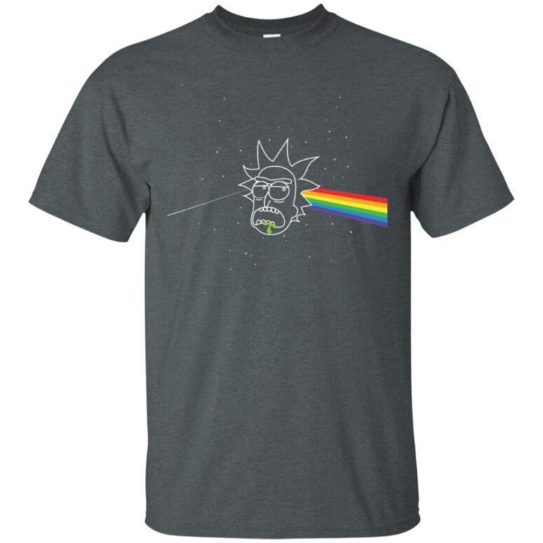 Rick Sanchez x The Dark Side of Moon Pink Floyd Shirt Rick Sanchez x The Dark Side of Moon Pink Floyd Shirt