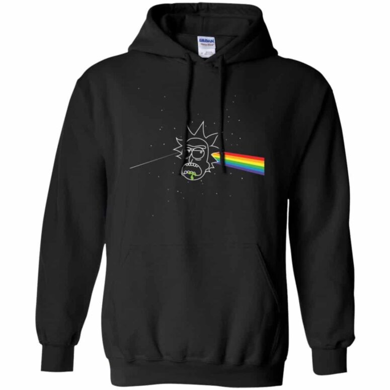 Rick Sanchez x The Dark Side of Moon Pink Floyd Shirt Rick Sanchez x The Dark Side of Moon Pink Floyd Shirt