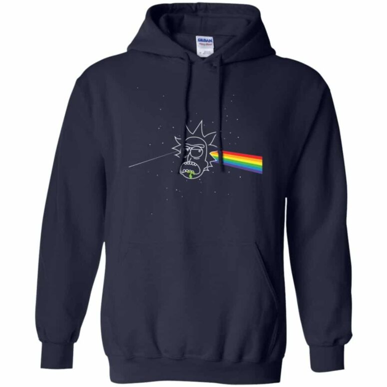 Rick Sanchez x The Dark Side of Moon Pink Floyd Shirt Rick Sanchez x The Dark Side of Moon Pink Floyd Shirt
