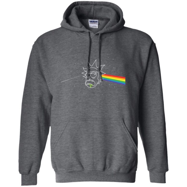 Rick Sanchez x The Dark Side of Moon Pink Floyd Shirt Rick Sanchez x The Dark Side of Moon Pink Floyd Shirt