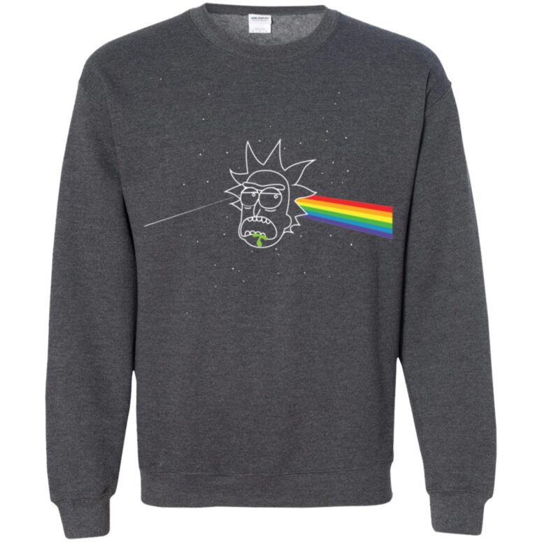 Rick Sanchez x The Dark Side of Moon Pink Floyd Shirt Rick Sanchez x The Dark Side of Moon Pink Floyd Shirt