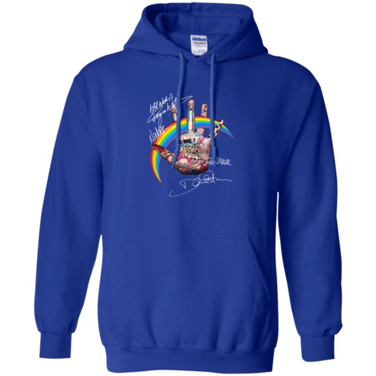 Pink Floyd Rainbow Hand Sign Shirt Pink Floyd Rainbow Hand Sign Shirt