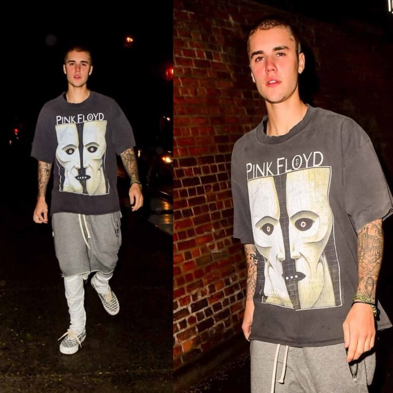 Division Bell 1994 Album Tour Jutin Bieber Pink Floyd Shirt
