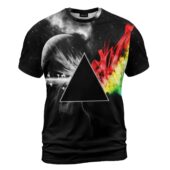 Dark Side Of the Moon in Space Pink Floyd Shirt