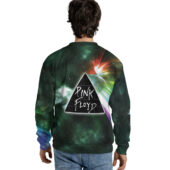 Sweater Back Dark Side Of Moon Galaxy Green Pf Tn186 Hoodie 3d - OtherBrick
