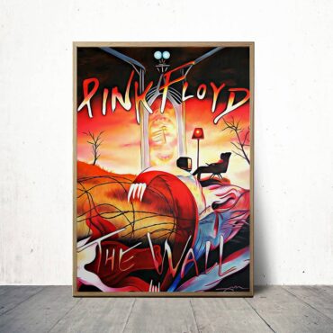 Pink Floyd The Wall Water Color Painting Canvas Pink Floyd The Wall Water Color Painting Canvas