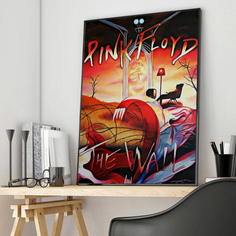 Pink Floyd The Wall Water Color Painting Canvas