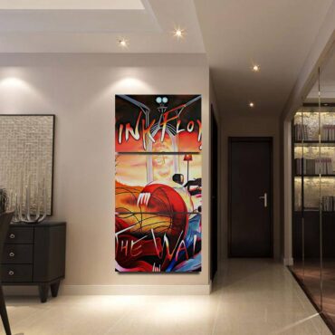 Pink Floyd The Wall Water Color Painting Canvas
