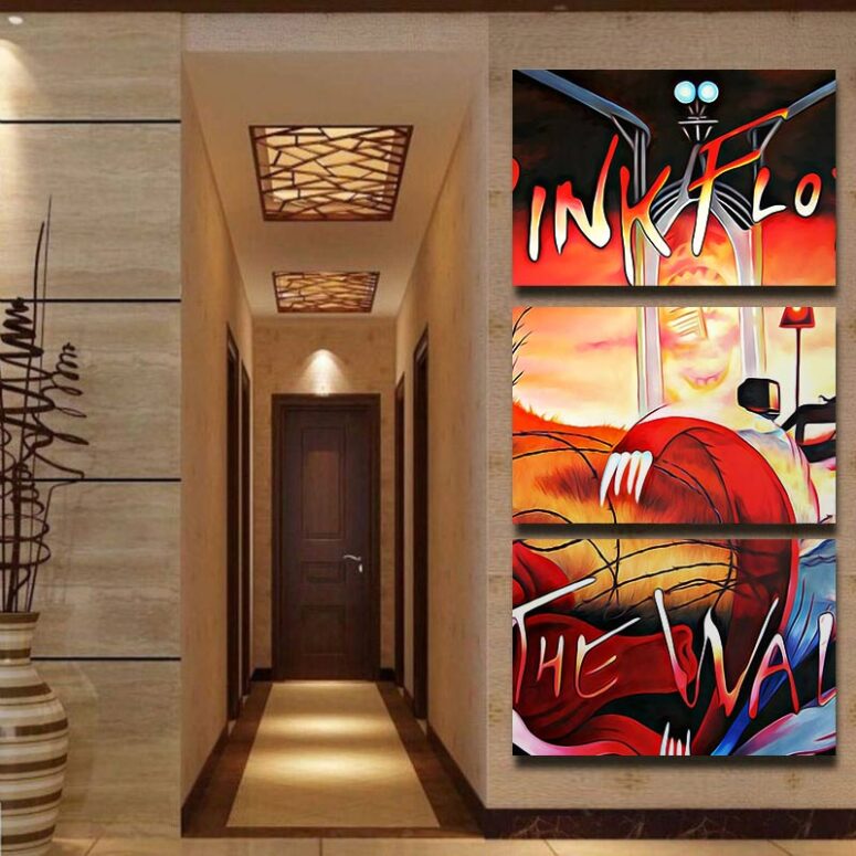 Pink Floyd The Wall Water Color Painting Canvas